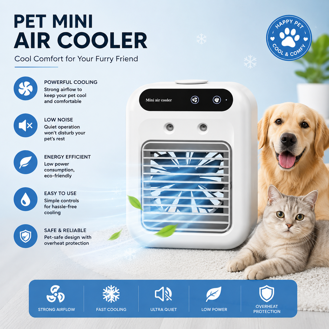 Portable Air Conditioner For pets