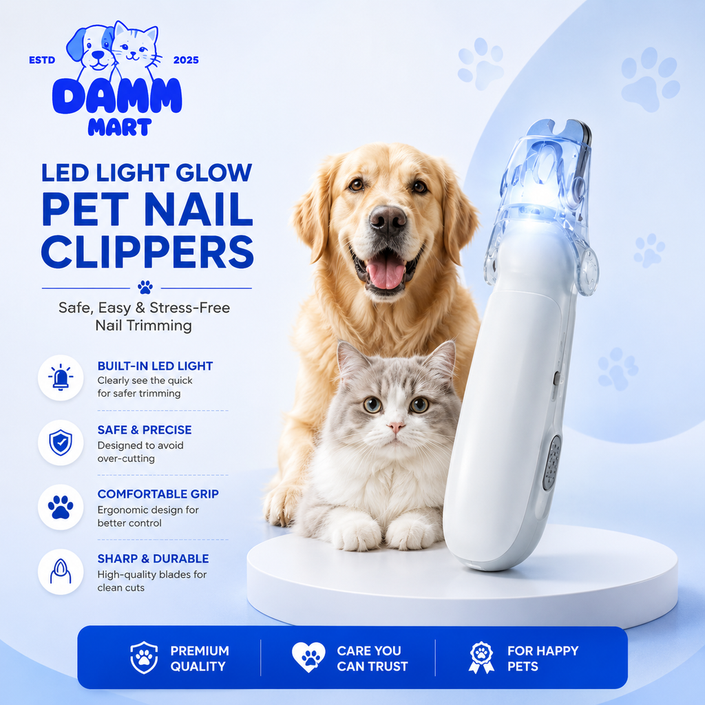 LED Light Glow Pet Nail Clippers
